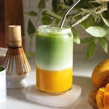 Mango foan matcha